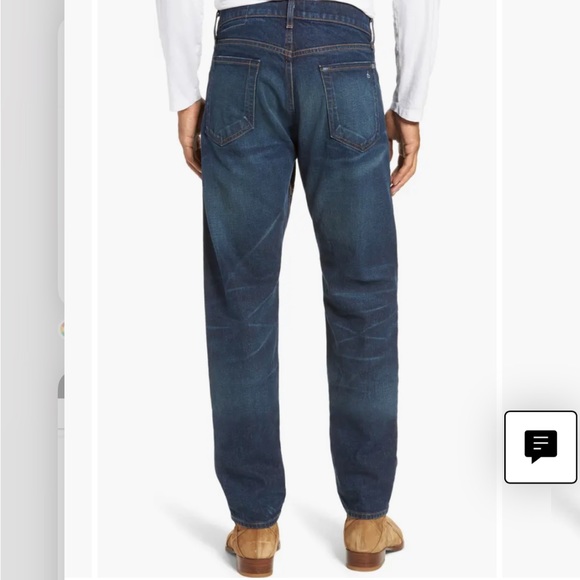 Rag & Bone Fit 2 Slim Fit Wrnace Dark Wash Japanese Denim Jeans Size 32 - Picture 2 of 15